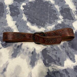 Vintage Abercrombie & Fitch Leather Belt (~2006-2008) Size M